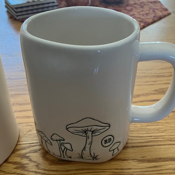 Rae Dunn mushroom canister, mug, and spoon holder. - Picture 4 of 8